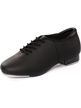Linodes Unisex-Child Lace up Tap Shoe for Boys Girls Dance Shoes Flat